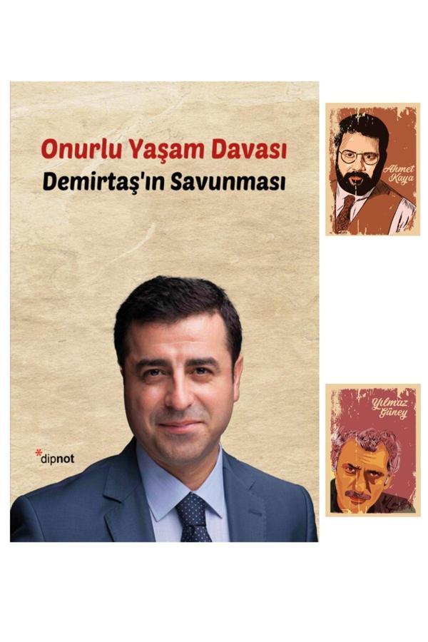 Dipnot Yayınları Selahattin Demirtaş'In Savunması - Onurlu Yaşam Davası -Ahmet Kaya - Yılmaz Güney - Not Defter Seti - Dipnot Yayınları - Image 1