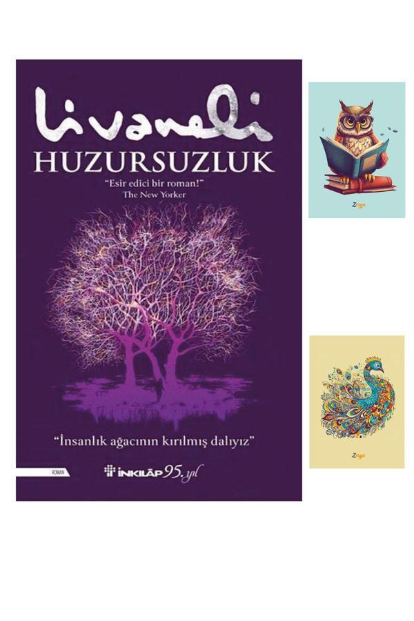 Dara Yayınları Huzursuzluk  Romanı - Zülfü Livaneli Kitapları (2 Not Defterli) - Dara - Image 1