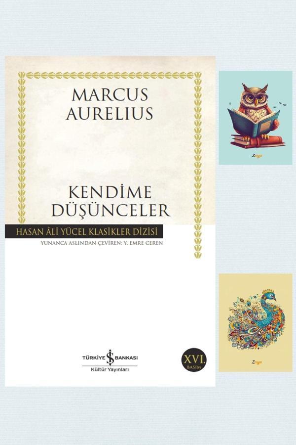 İş Bankası Kültür Yayınları Kendime Düşünceler - Hasan Âli Yücel Klasikleri - Marcus Aurelius - 9786052954027 (2 Not Defterli) - İş Bankası Kültür Yayınları - Image 1