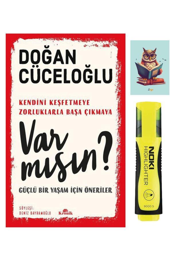 Dara Yayınları Var Mısın? - Doğan Cüceloğlu - Kronik Kitap - 9786057635839 Sarı Fosforlu Kalem - Not Defterli Seti - Dara - Image 1
