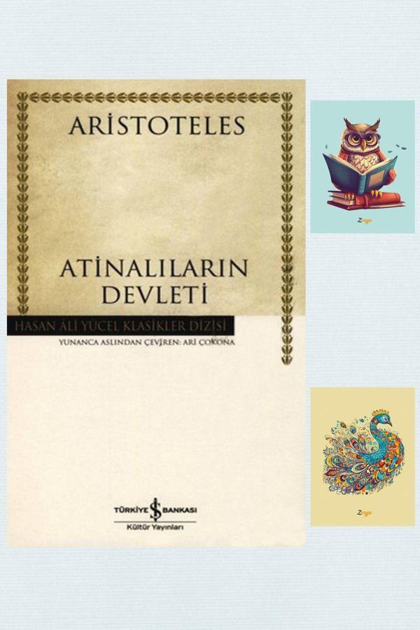İş Bankası Kültür Yayınları Atinalıların Devleti - Hasan Ali Yücel Klasikleri - Aristoteles - 9786053609551 - Not Defterli Seti - İş Bankası Kültür Yayınları - Image 1