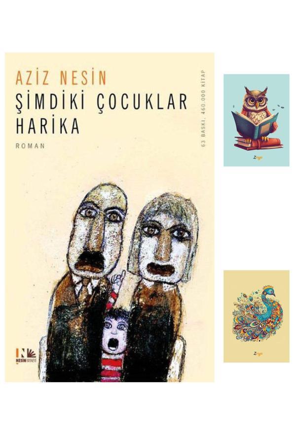 Dara Yayınları Şimdiki Çocuklar Harika - Aziz Nesin - Nesin Yayınevi - 9789759038458 - Not Defterli Seti - Dara - Image 1