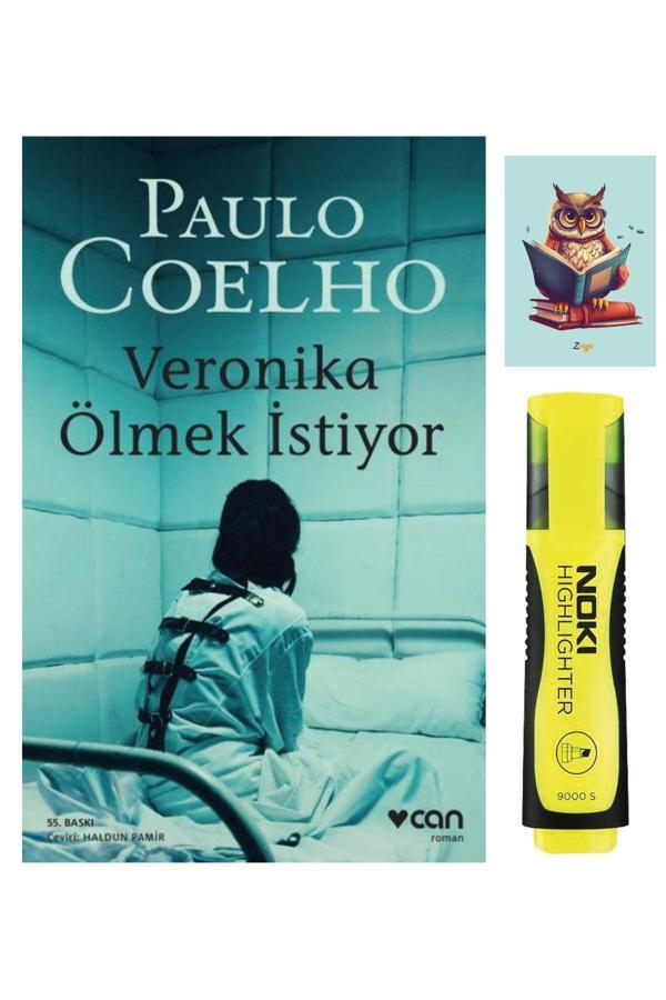 Dara Yayınları Veronika Ölmek Istiyor Romanı - Paulo Coelho - Can Yayınları - Sarı Fosforlu Kalem - Not Defter Seti - Dara - Image 1