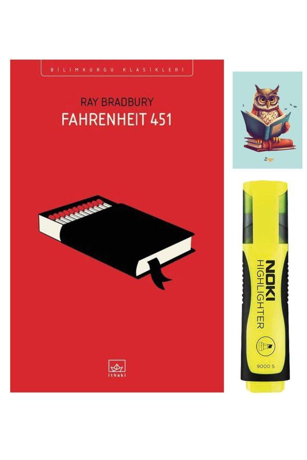 Dara Yayınları Fahrenheit 451 - 9786053757818 - Ray Bradbury - Sarı Fosforlu Kalem - Not Defterli Seti - Dara - Image 1