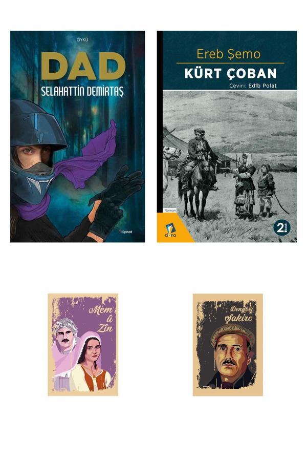 Dara Yayınları Dad Selahattin Demirtaş - Kürt Çoban Özel Seti - Mem U Zîn Ve Dengbej Şakiro Resimli Not Defteri - Dara - Image 1