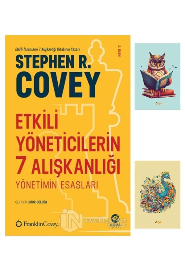 Dara Yayınları Etkili Yöneticilerin 7 Alışkanlığı Stephen Covey Kişisel Gelişim 9786057454065 (2 Not Defterli) - Dara - Image 1