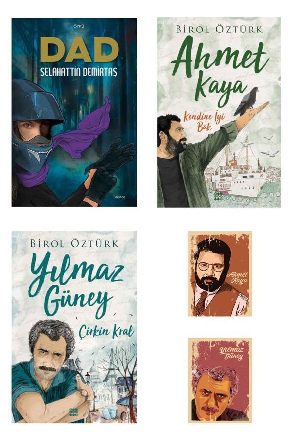 Dara Yayınları Selahattin Demirtaş Kitapları Dad - Yılmaz Güney - Ahmet Kaya Özel Seti - Dara - Image 1