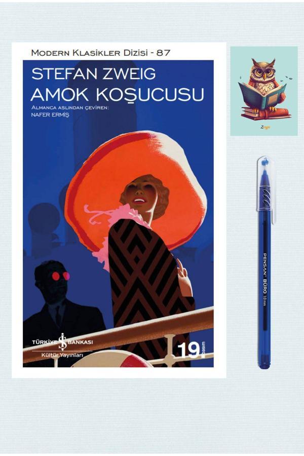 Dara Yayınları Amok Koşucusu - Stefan Zweig - Büro Mavi Tükenmez Kalem - Dara - Image 1