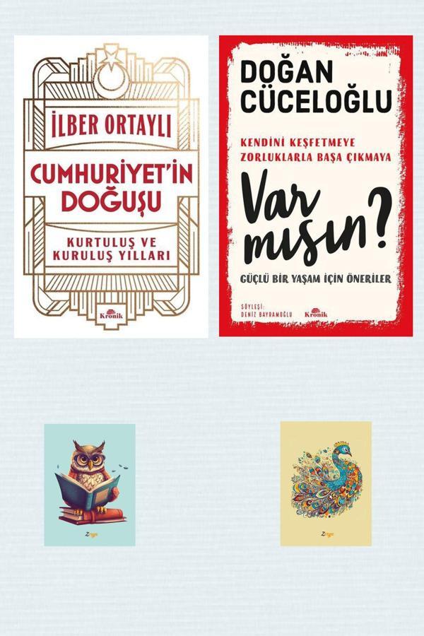 Kronik Kitap Cumhuriyet'İn Doğuşu - İlber Ortaylı - Var Mısın? - Doğan Cüceloğlu - Not Defterli Seti - Kronik Kitap - Image 1