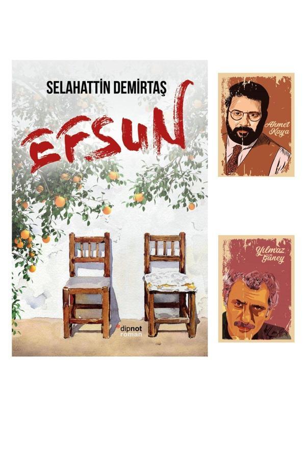 Dara Yayınları Efsun Romanı - Selahattin Demirtaş - Yılmaz Güney Ahmet Kaya Not Defterli (2 Not Defterli) - Dara - Image 1