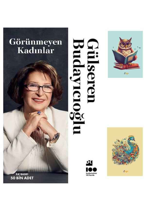 Dara Yayınları Görünmeyen Kadınlar - Gülseren Budayıcıoğlu - Doğan Kitap - 9786256843639 (2 Not Defterli) - Dara - Image 1