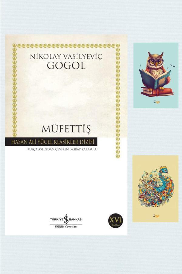 Türkiye İş Bankası Kültür Yayınları Müfettiş - Hasan Ali Yücel Klasikleri - Nikolay Vasilyeviç Gogol - İş Bankası - Not Defterli Seti - İş Bankası Kültür Yayınları - Image 1