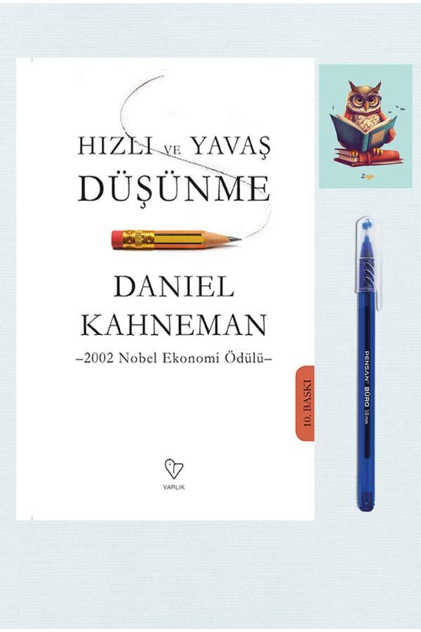 Varlık Yayınları Hızlı Ve Yavaş Düşünme - Daniel Kahneman - Pensan Büro Mavi Tükenmez Kalem - Varlık Yayınları - Image 1