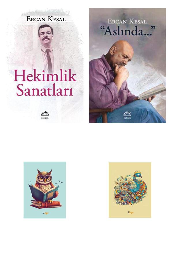 Dara Yayınları Hekimlik Sanatları - Aslında Ercan Kesal Kitapları (2 Not Defterli) - Dara - Image 1