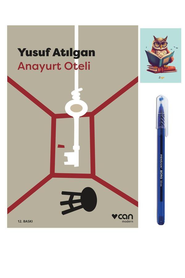Dara Yayınları Anayurt Oteli - Yusuf Atılgan 9789750735639 - Pensan Büro Mavi Tükenmez Kalem - Dara - Image 1