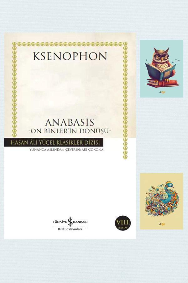 Dara Yayınları Anabasis - On Binler'İn Dönüşü - Hasan Ali Yücel Klasikleri - Ksenophon 9786053325505 Defterli Seti - Dara - Image 1