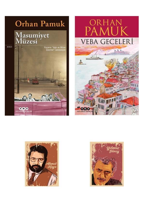 Yapı Kredi Yayınları Orhan Pamuk Kitapları - Masumiyet Müzesi Romanı - Veba Geceleri - Not Defterli Özel Seti - Yapı Kredi Yayınları - Image 1