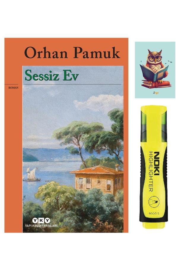 Yapı Kredi Yayınları Sessiz Ev - Orhan Pamuk - Sarı Fosforlu Kalem - Not Defter Seti - Yapı Kredi Yayınları - Image 1