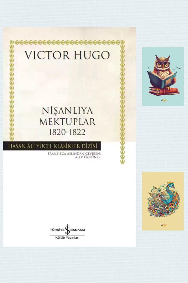 Türkiye İş Bankası Kültür Yayınları Nişanlıya Mektuplar 1820-1822 - Hasan Ali Yücel Klasikler - Victor Hugo-İş Bankası-Not Defterli Seti - İş Bankası Kültür Yayınları - Image 1