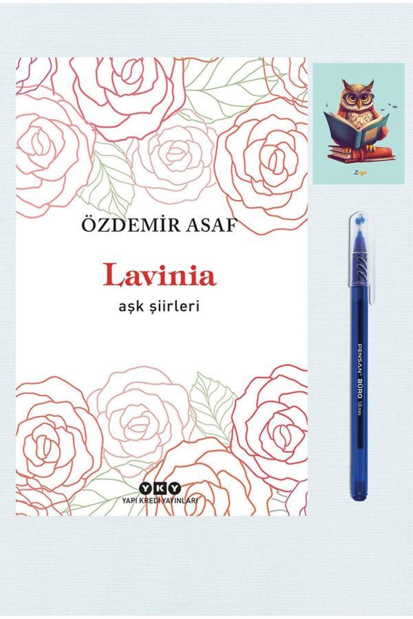 Yapı Kredi Yayınları Lavinia Aşk Şiirleri - Yky- 9789750831331 - Özdemir Asaf - Pensan Büro Mavi Tükenmez Kalem - Yapı Kredi Yayınları - Image 1