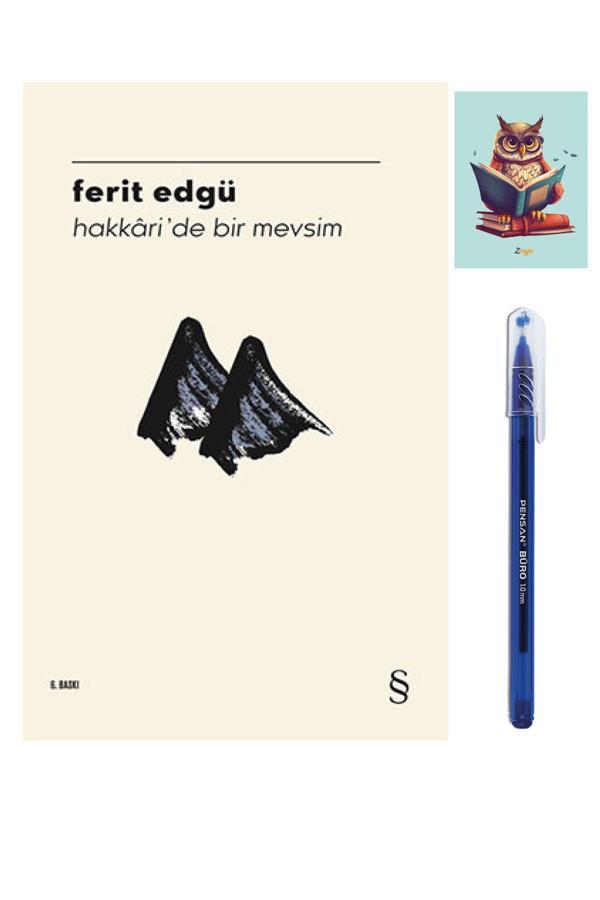Dara Yayınları Hakkaride Bir Mevsim - Ferit Edgü 9786051857022 Pensan Büro Mavi Tükenmez Kalem - Dara - Image 1