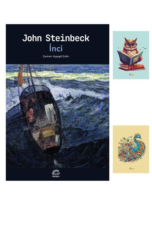 Dara Yayınları İnci Kitabı - John Steinbeck Romanları - İletişim Yayınları (2 Not Defterli) - Dara - Image 1