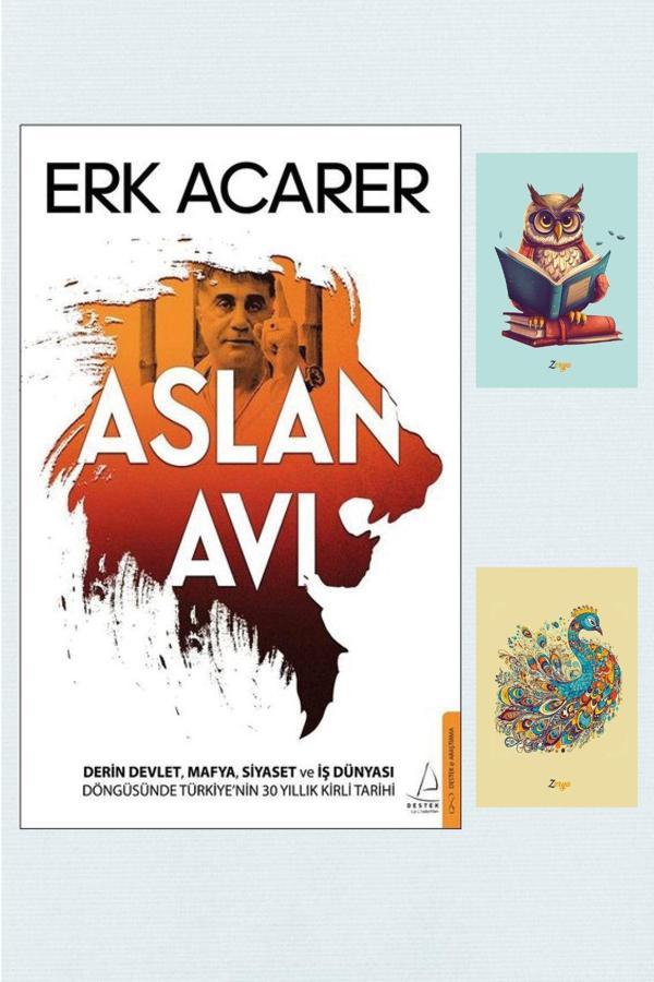 Dara Yayınları Aslan Avı - Erk Acarer 9786254419096 Not Defterli Seti - Dara - Image 1