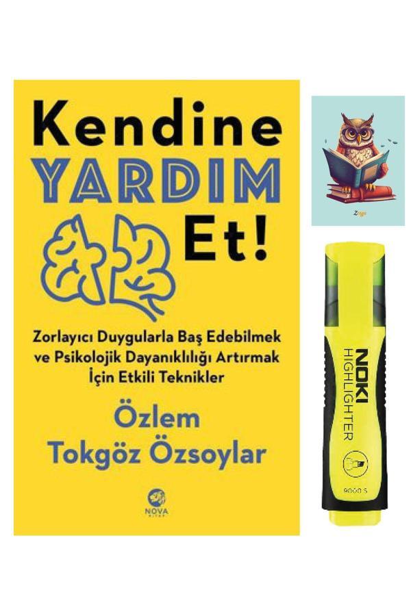 Nova Kitap Kendine Yardım Et! - Özlem Tokgöz Özsoylar - Sarı Fosforlu Kalem - Not Defter Seti - Nova Kitap - Image 1