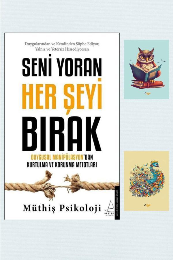 Destek Yayınları Seni Yoran Her Şeyi Bırak - Müthiş Psikoloji - Not Defter Seti - Destek Yayınları - Image 1