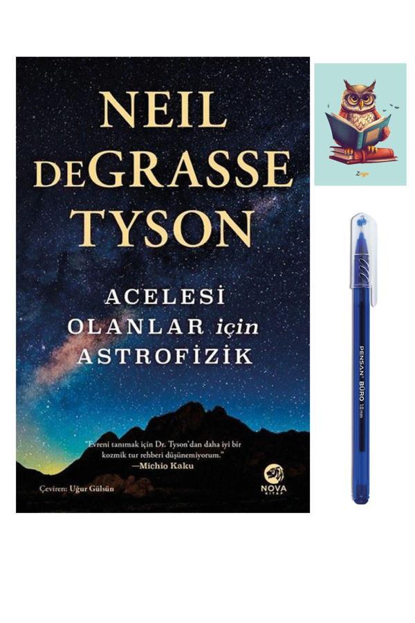 Nova Kitap Acelesi Olanlar İçin Astrofizik- Neil Degrasse Tyson-Pensan Büro Mavi Tükenmez Kalem - Nova Kitap - Image 1