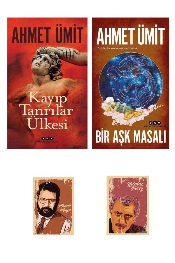 Yapı Kredi Yayınları Bir Aşk Masalı Romanı - Kayıp Tanrılar Ülkesi-Ahmet Ümit-Yky-Yılmaz Güney Ahmet Kaya Not Defter Seti - Yapı Kredi Yayınları - Image 1