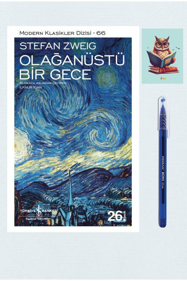 Dara Yayınları Olağanüstü Bir Gece 9786053326090 - Stefan Zweig - (Kalem Ve Not Defterli) - Dara - Image 1
