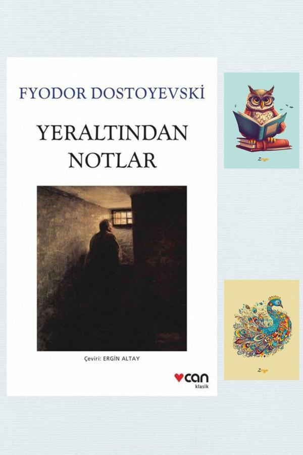 Dara Yayınları Yeraltından Notlar - Fyodor Mihailoviç Dostoyevski - Can Yayınları -9789750739491- Not Defterli Seti - Dara - Image 1