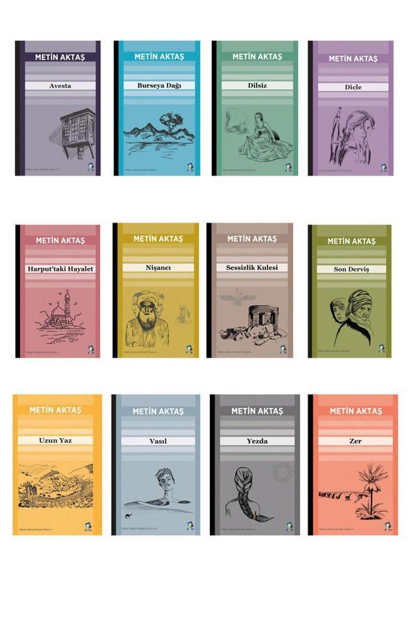 Dara Yayınları Metin Aktaş Roman Seti - Tüm Set (12 Kitap) - Dara - Image 1