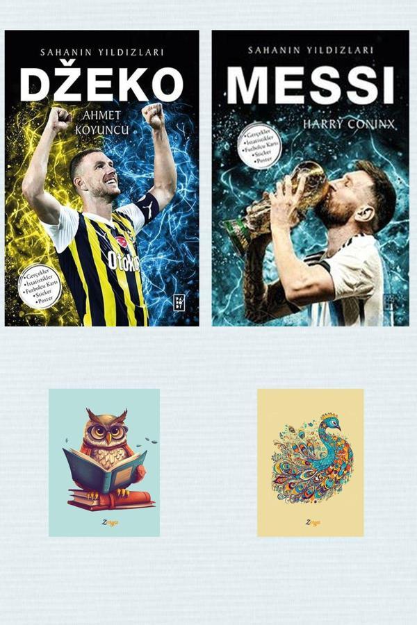 Parodi Yayınları Dzeko - Messi - Sahanın Yıldızları - Not Defterli Seti - Parodi Yayınları - Image 1