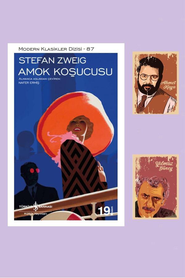 Dara Yayınları Amok Koşucusu - Stefan Zweig - Iş Bankası - Yılmaz Güney Ahmet Kaya Not Defterli - Dara - Image 1