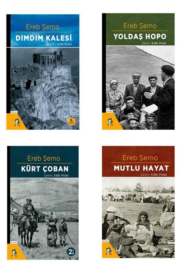 Dara Yayınları Ereb Şemo Türkçe Roman Seti - Dımdım Kalesi - Kürt Çoban - Yoldaş Hopo (4 Roman) - Dara - Image 1