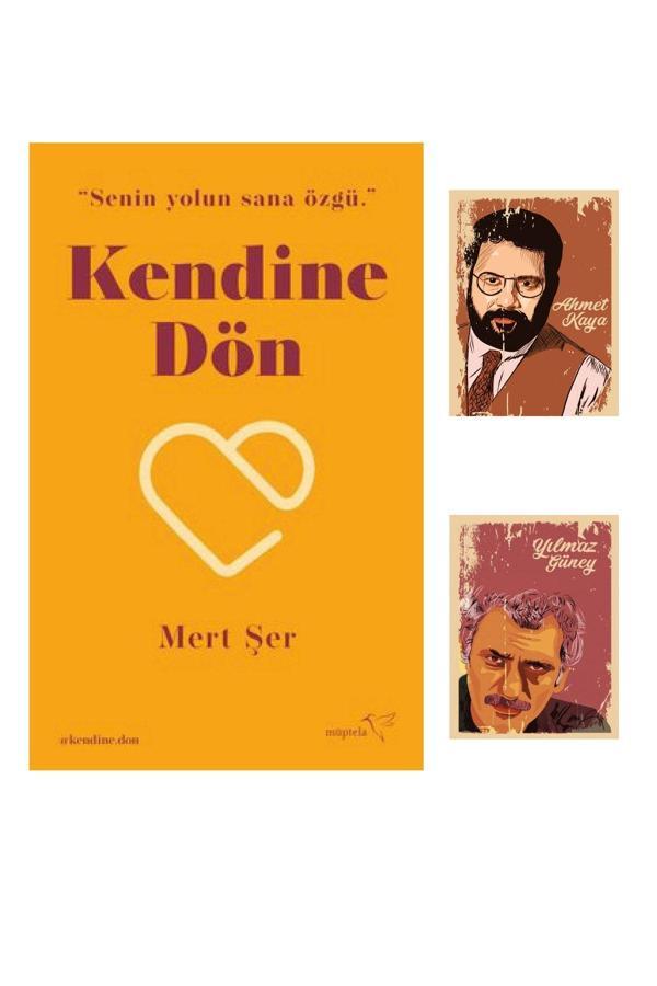 Müptela Yayınları Kendine Dön - Mert Şer - Kişisel Gelişim Seti - Yılmaz Güney Ahmet Kaya Not Defterli - Müptela Yayınları - Image 1