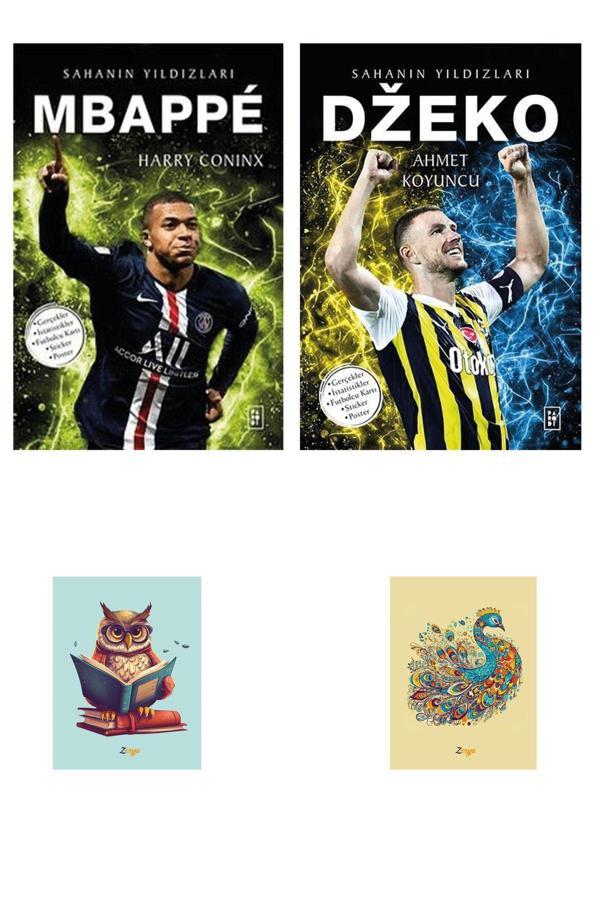 Parodi Yayınları Mbappe - Dzeko - Sahanın Yıldızları - Harry Coninx - - Not Defterli Seti - Parodi Yayınları - Image 1