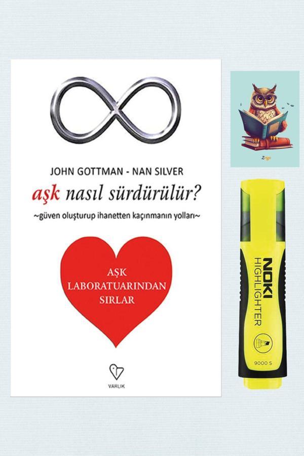 Varlık Yayınları Aşk Nasıl Sürdürülür - John Gottman - 9789754345049 - Sarı Fosforlu Kalem - Defterli Seti - Varlık Yayınları - Image 1