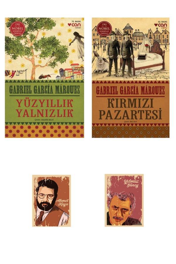 Dara Yayınları Gabriel Garcia Marquez Romanları - Yüzyıllık Yalnızlık - Kırmızı Pazartesi Defterli Seti - Dara - Image 1