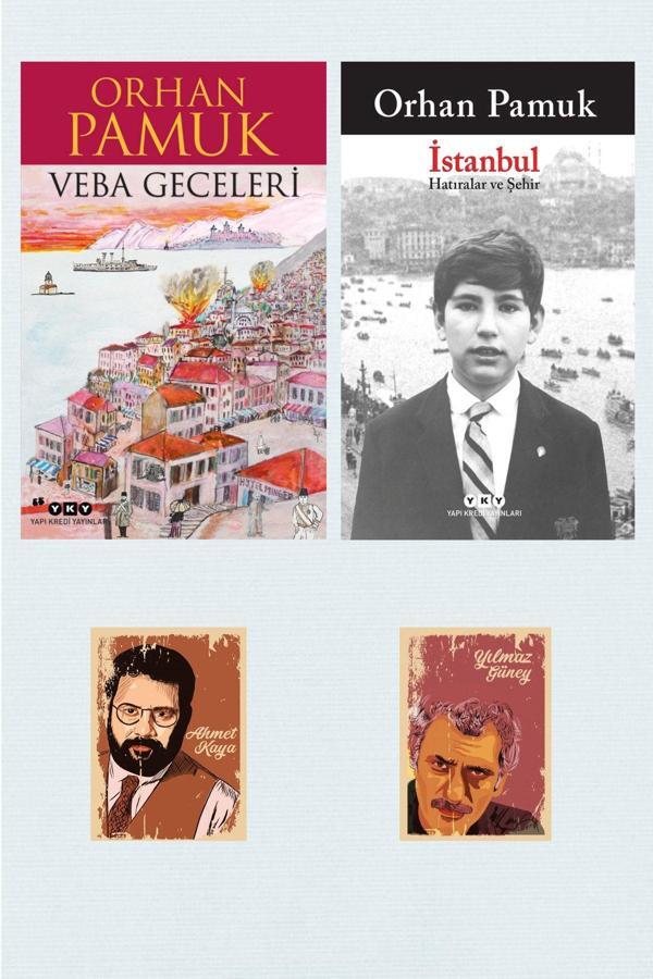 Dara Yayınları Orhan Pamuk Romanları - Istanbul Romanı 9789750807169 - Veba Geceleri 9789750849282 - Defterli Seti - Dara - Image 1