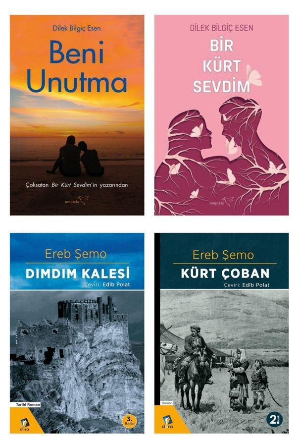 Müptela Yayınları Bir Kürt Sevdim - Beni Unutma - Dımdım Kalesi - Kürt Çoban Roman Seti - Müptela Yayınları - Image 1