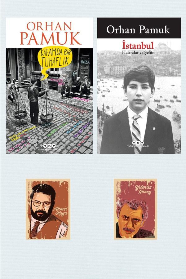 Yapı Kredi Yayınları Orhan Pamuk Romanları - Istanbul Romanı - Kafamda Bir Tuhaflık - Defterli Seti - Yapı Kredi Yayınları - Image 1