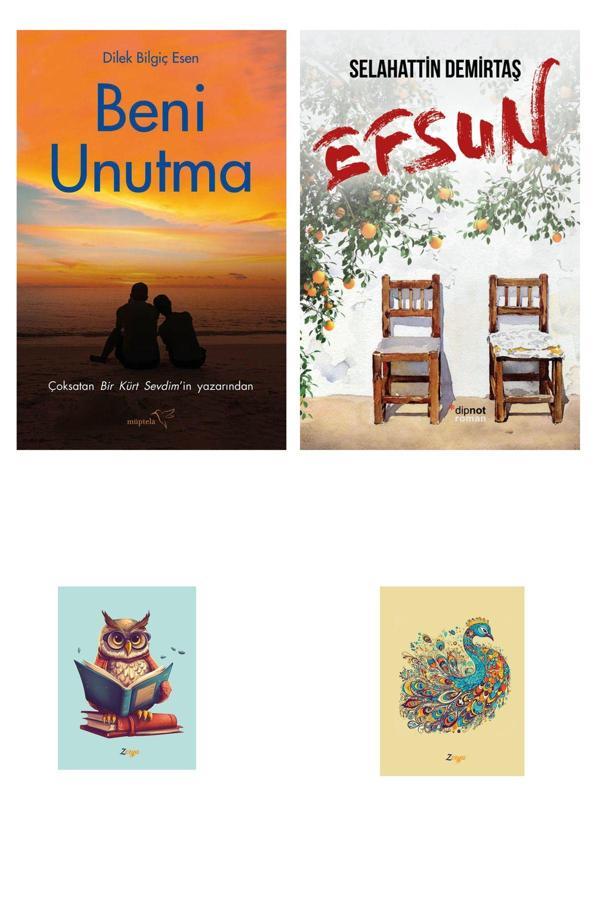 Müptela Yayınları Beni Unutma - Dilek Bilgiç Esen - Efsun - Selahattin Demirtaş - Not Defterli Seti - Müptela Yayınları - Image 1