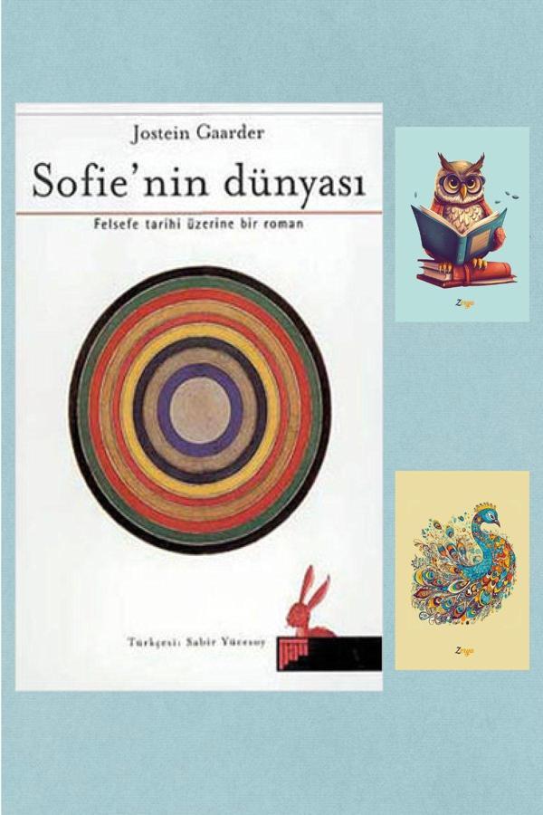 Dara Yayınları Sofie'Nin Dünyası Felsefe Tarihi Üzerine Bir Roman - Jostein Gaarder 9789758434572 Not Defterli Seti - Dara - Image 1