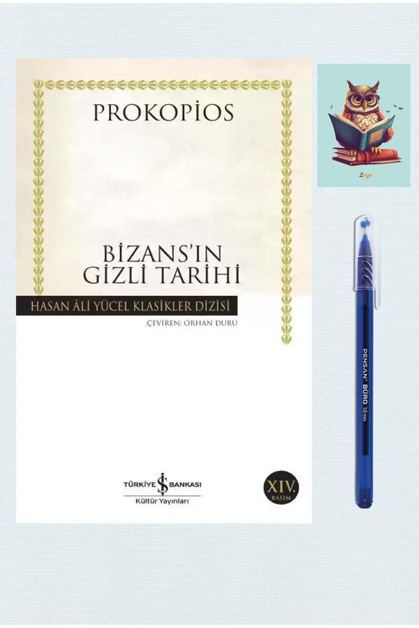 Türkiye İş Bankası Kültür Yayınları Bizans’In Gizli Tarihi -Prokopius- Iş Bankası Kültür 9789944884549-Büro Mavi Tükenmez Kalem - İş Bankası Kültür Yayınları - Image 1