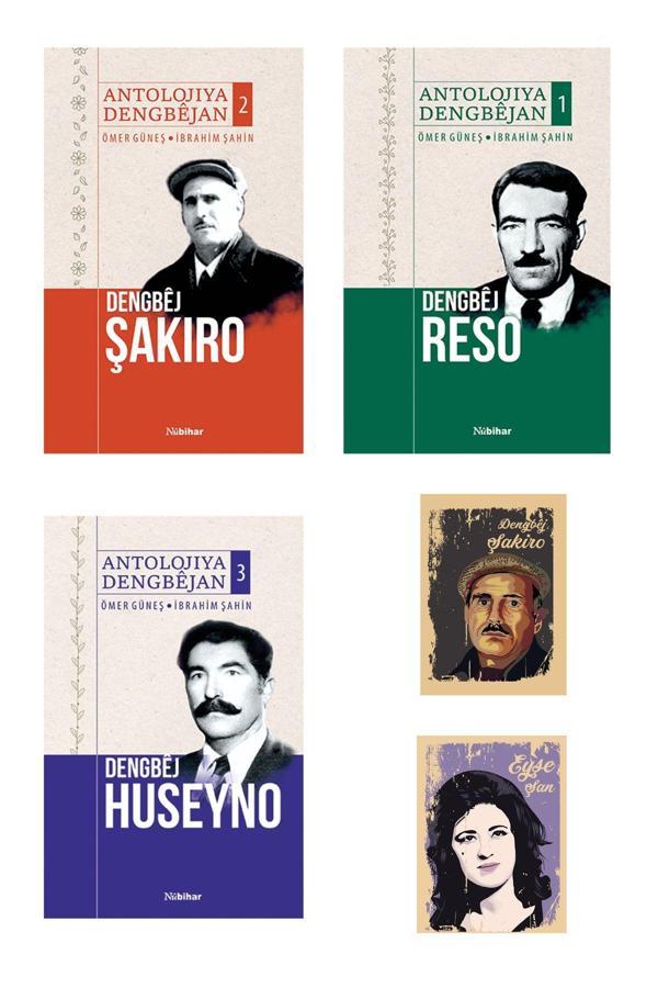Nubihar Yayınları Kürtçe Dengbêj Seti - Dengbêj Şakiro - Dengbêj Reso - Dengbêj Huseyno - Özel Basım - Nubihar Yayınları - Image 1