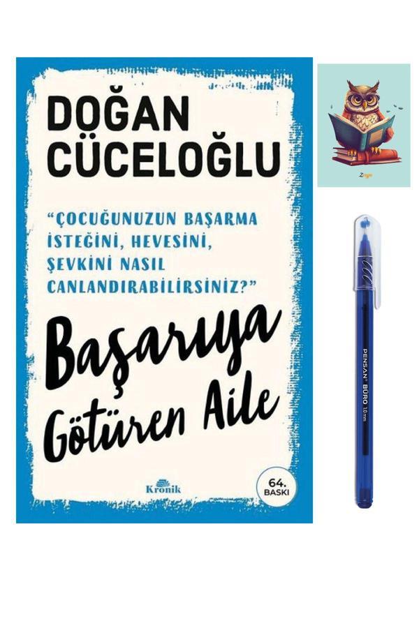 Dara Yayınları Başarıya Götüren Aile - Doğan Cüceloğlu Kitapları - Büro Mavi Tükenmez Kalem (Kalem Ve Not Defterli) - Dara - Image 1