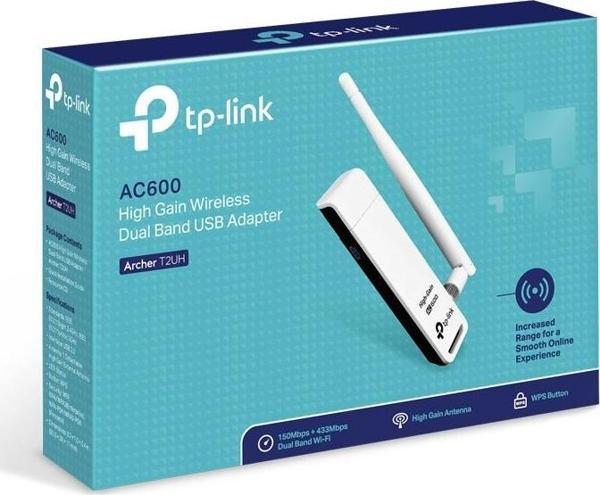 TP-Link Archer T2U 600 Mbps Kablosuz Usb Adaptör Ac600 - Image 1